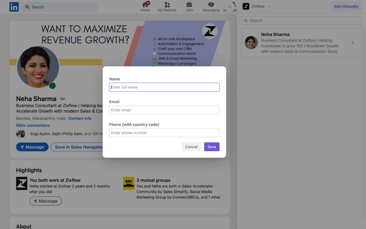 Zixflow chrome谷歌浏览器插件_扩展第3张截图