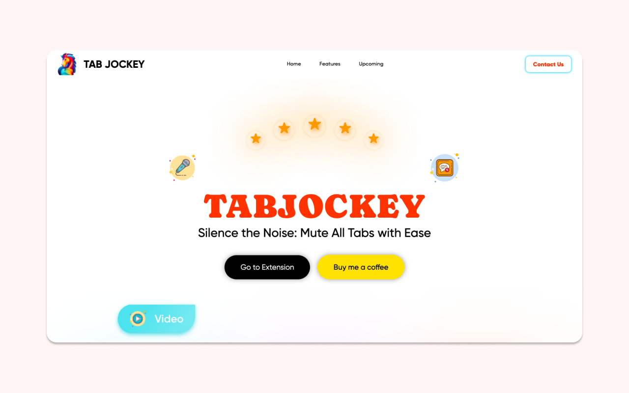 TabJockey - Mute All Tabs with Ease chrome谷歌浏览器插件_扩展第1张截图