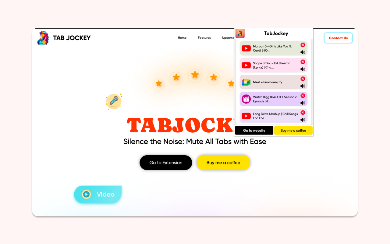 TabJockey - Mute All Tabs with Ease chrome谷歌浏览器插件_扩展第2张截图