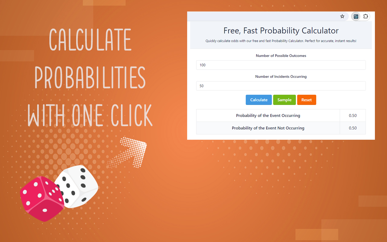 Free, Fast Probability Calculator chrome谷歌浏览器插件_扩展第1张截图