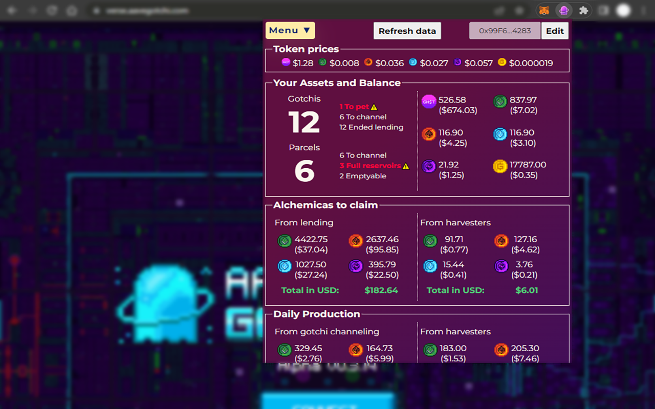 The Aavegotchi Compaanion chrome谷歌浏览器插件_扩展第1张截图