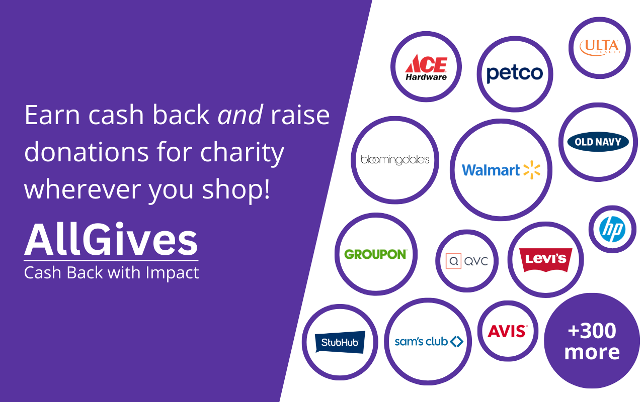 AllGives: Get Cash Back & Help Charities Whenever You Shop chrome谷歌浏览器插件_扩展第5张截图