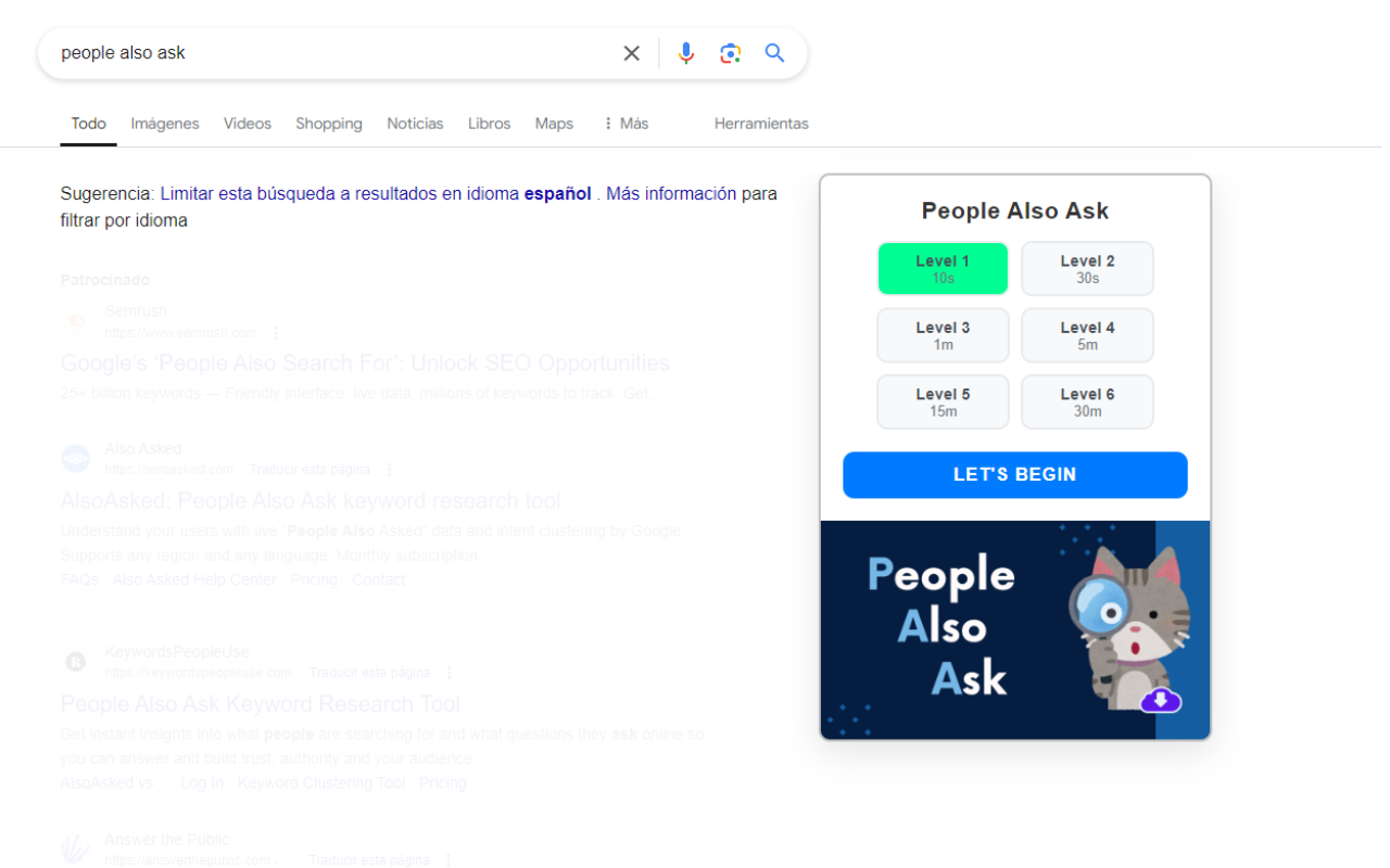 People Also Ask chrome谷歌浏览器插件_扩展第3张截图