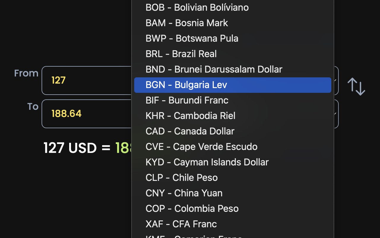 Currency Now chrome谷歌浏览器插件_扩展第2张截图