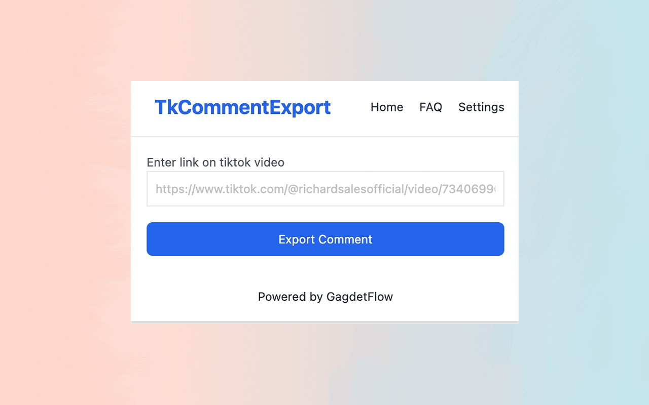 TikTok Comment Exporter chrome谷歌浏览器插件_扩展第2张截图