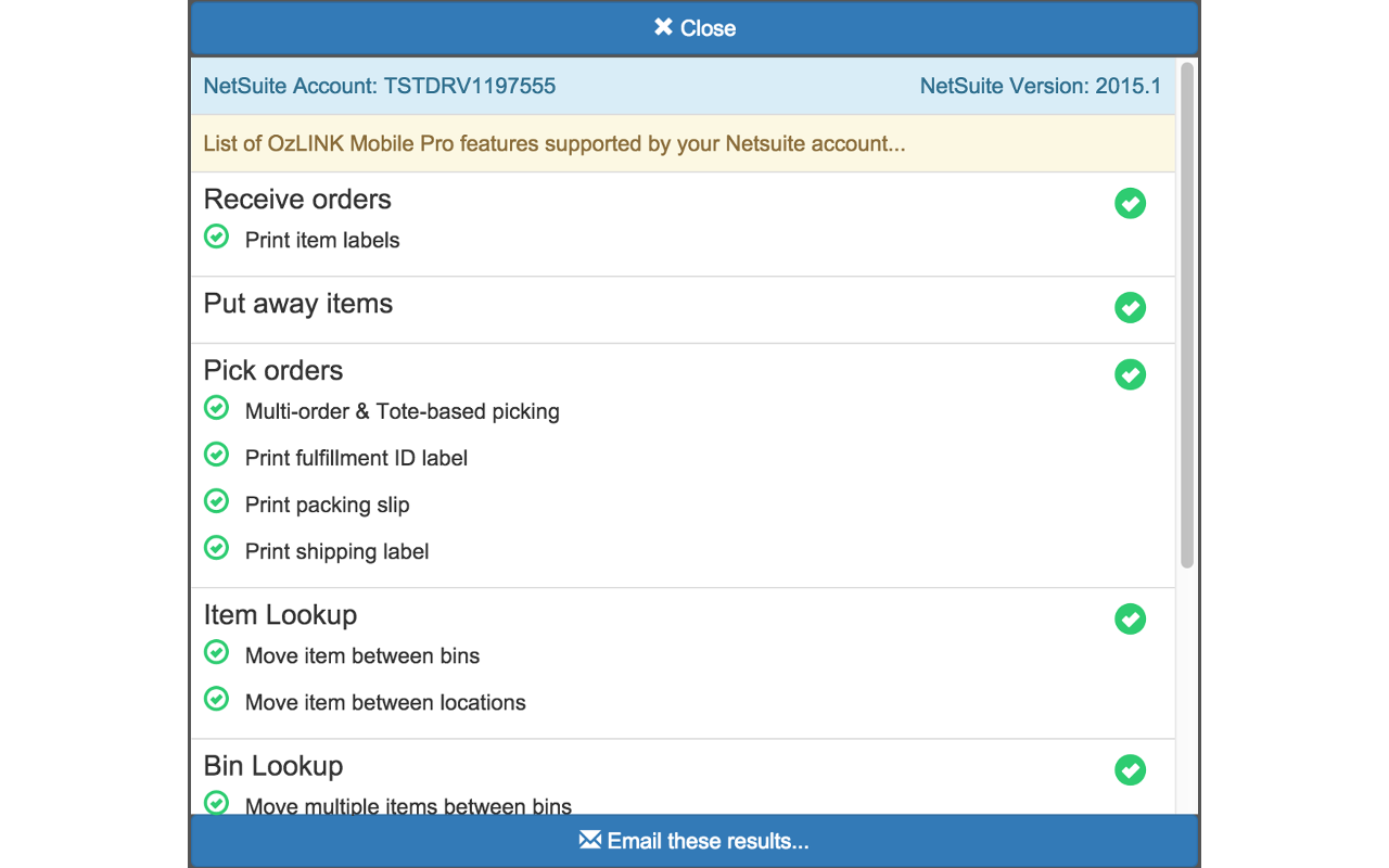 OzLINK Mobile Pro Feature Check Tool chrome谷歌浏览器插件_扩展第1张截图