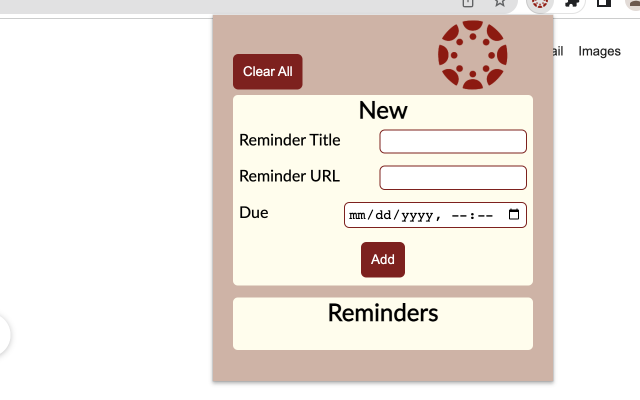Canvas Reminder chrome谷歌浏览器插件_扩展第2张截图