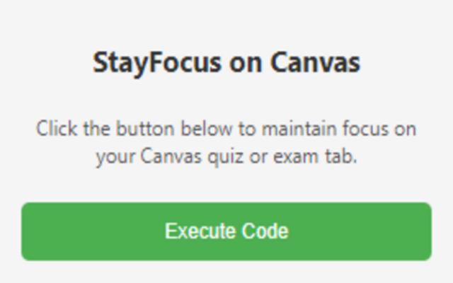 StayFocus on Canvas chrome谷歌浏览器插件_扩展第2张截图