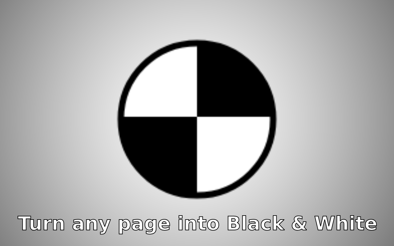 Black & White Web chrome谷歌浏览器插件_扩展第1张截图