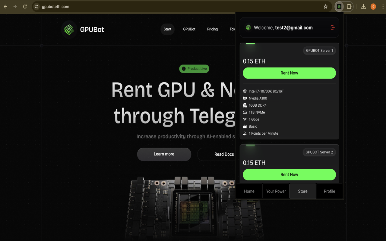 GPUBot chrome谷歌浏览器插件_扩展第3张截图