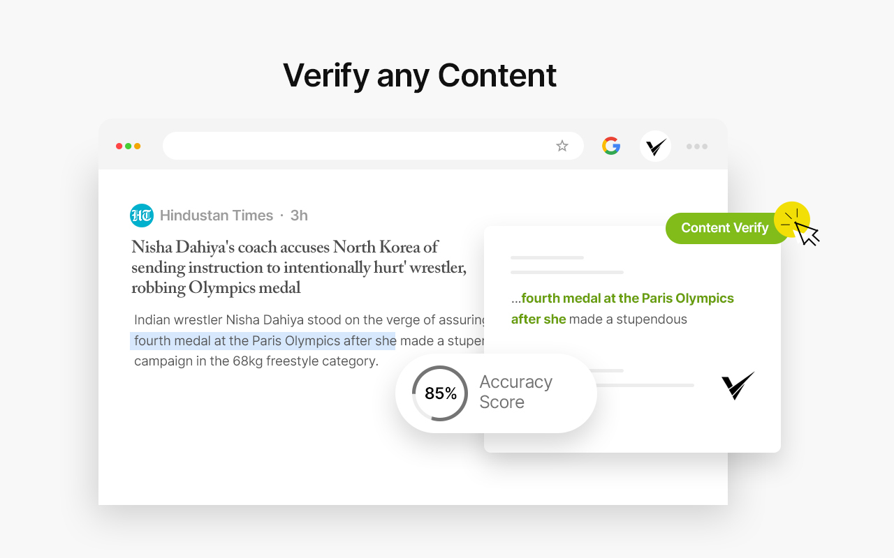 Vera: Use AI to Verify Facts and Misinformation Online chrome谷歌浏览器插件_扩展第1张截图