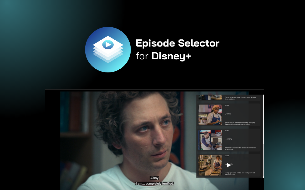 Disney+ Episode Selector: episode list. chrome谷歌浏览器插件_扩展第2张截图