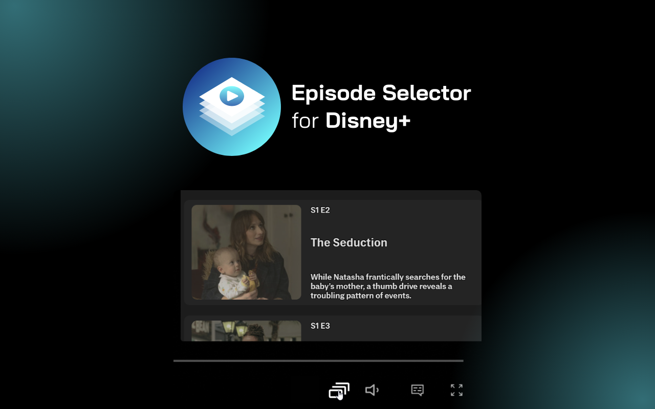 Disney+ Episode Selector: episode list. chrome谷歌浏览器插件_扩展第3张截图