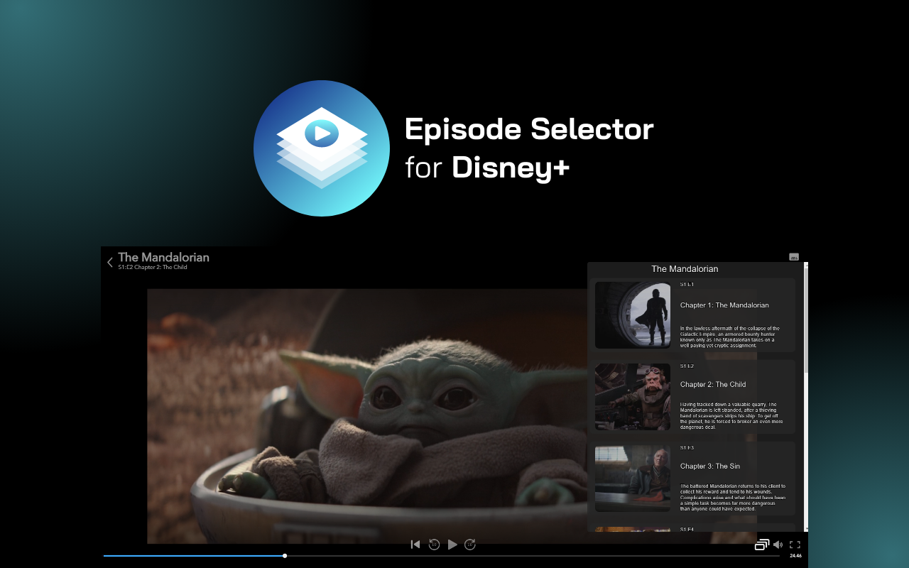 Disney+ Episode Selector: episode list. chrome谷歌浏览器插件_扩展第5张截图