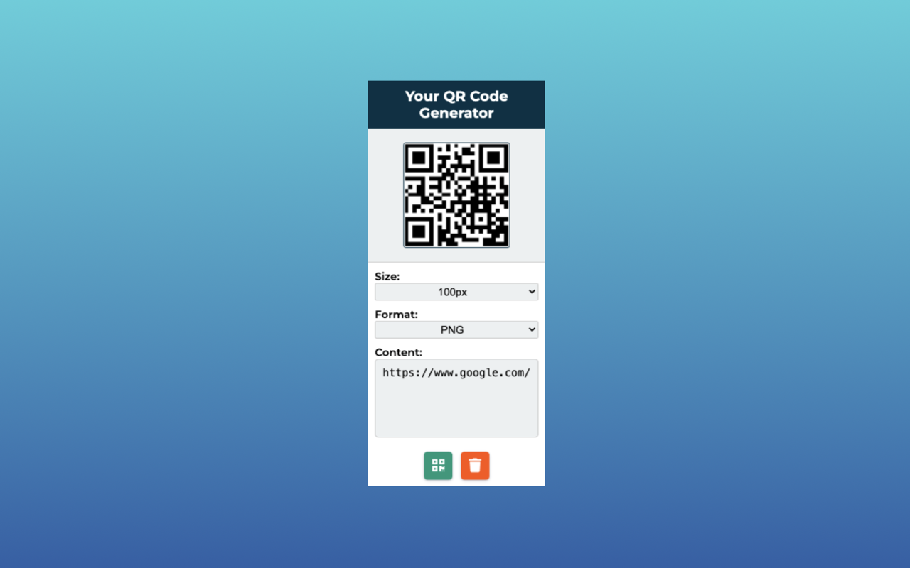 你的 QR 码生成器 chrome谷歌浏览器插件_扩展第2张截图
