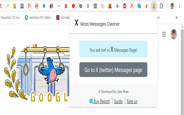 Delete X (Twitter) Messages 2024 chrome谷歌浏览器插件_扩展第1张截图