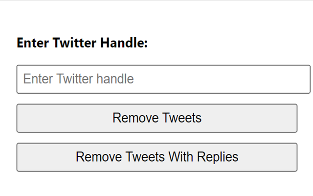 TweetRemover chrome谷歌浏览器插件_扩展第1张截图