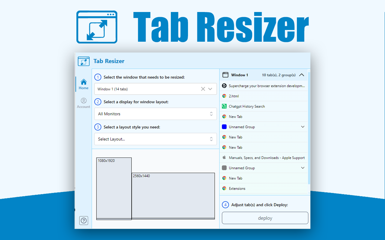 Tab Page & Window Resizer chrome谷歌浏览器插件_扩展第2张截图