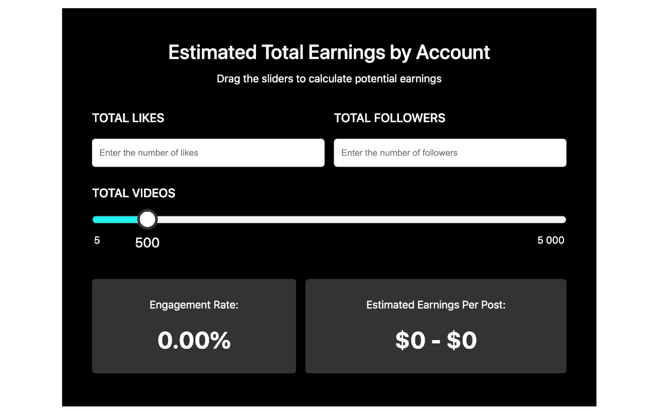 TikTok Earnings Potential Estimator chrome谷歌浏览器插件_扩展第1张截图