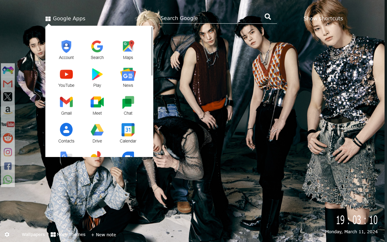 Stray Kids Wallpapers New Tab by Gameograf chrome谷歌浏览器插件_扩展第4张截图