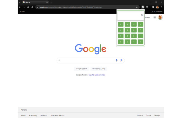 Simple Calculator Chrome Extension chrome谷歌浏览器插件_扩展第1张截图