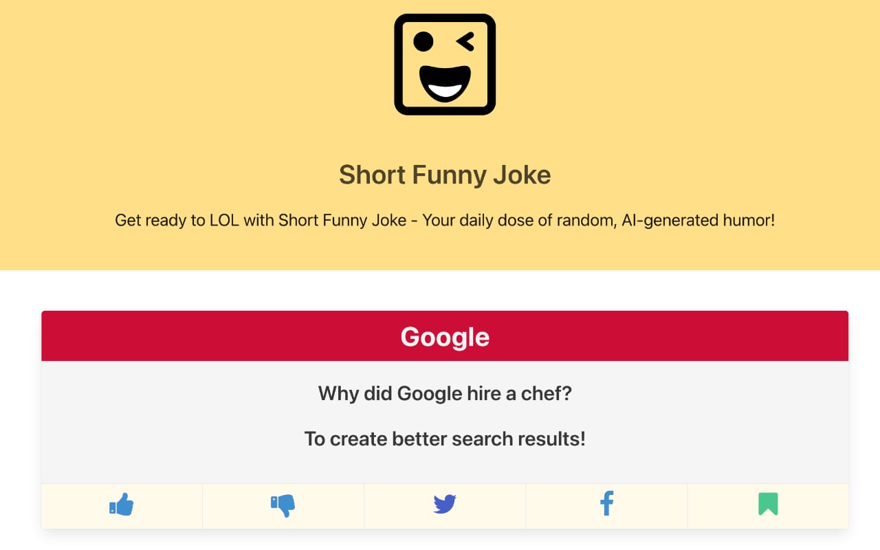 Short Funny Joke chrome谷歌浏览器插件_扩展第3张截图