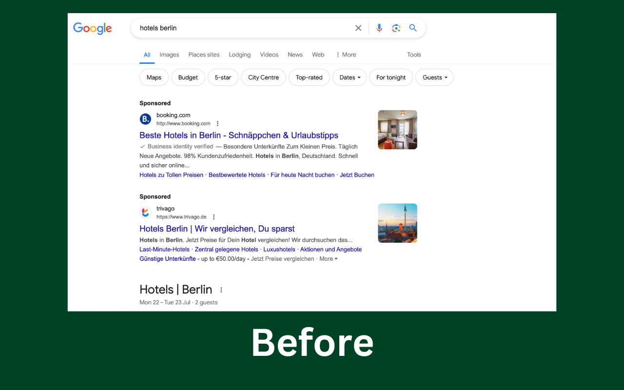 Hide Google Ads - block ads on Google search chrome谷歌浏览器插件_扩展第2张截图