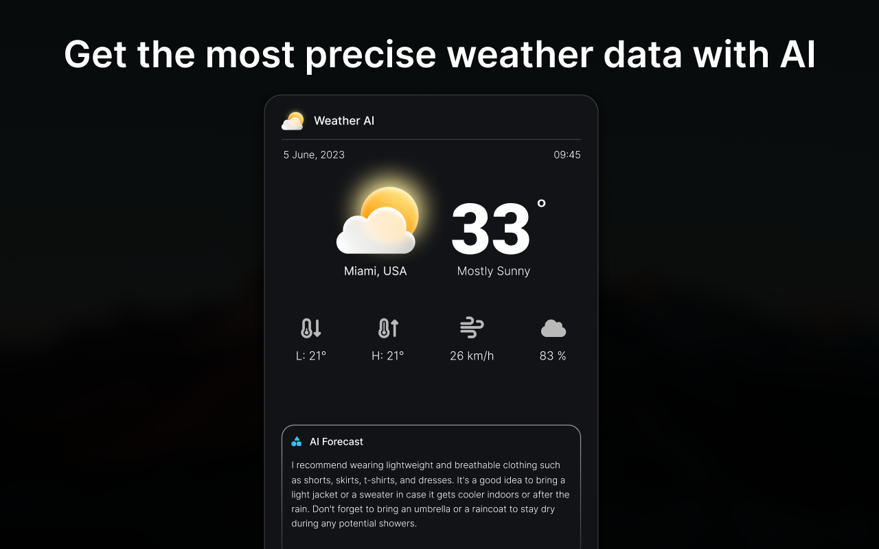 Weather AI chrome谷歌浏览器插件_扩展第1张截图