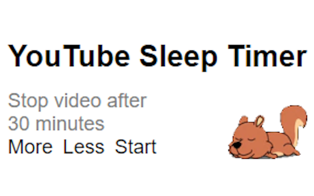 YouTube Sleep Timer chrome谷歌浏览器插件_扩展第1张截图