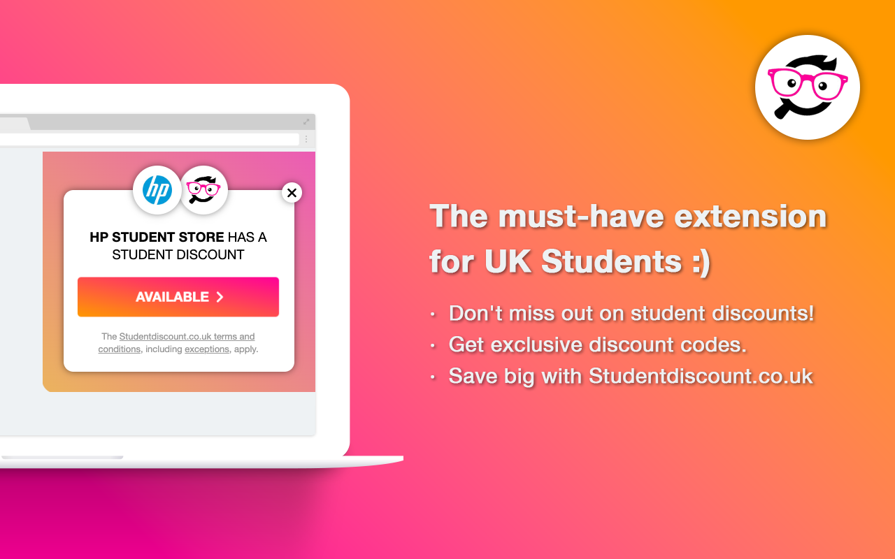 Student Discount UK - Get Coupon Codes chrome谷歌浏览器插件_扩展第1张截图