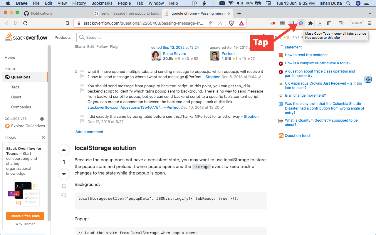 Mass Copy URLs − copy all URLs on all tabs chrome谷歌浏览器插件_扩展第2张截图