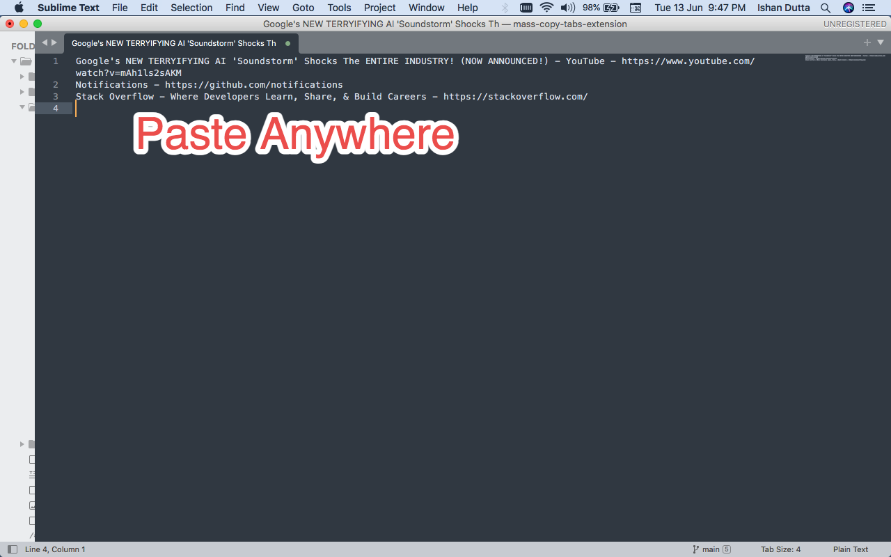 Mass Copy URLs − copy all URLs on all tabs chrome谷歌浏览器插件_扩展第4张截图