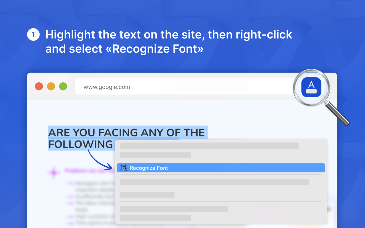 Font Recognition Tool chrome谷歌浏览器插件_扩展第3张截图