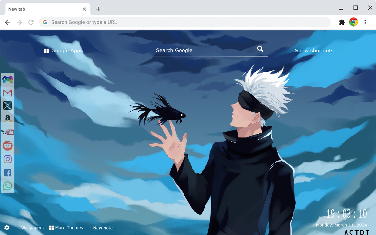 Satoru Gojo: Unleash the Power of Jujutsu! Gameograf chrome谷歌浏览器插件_扩展第2张截图