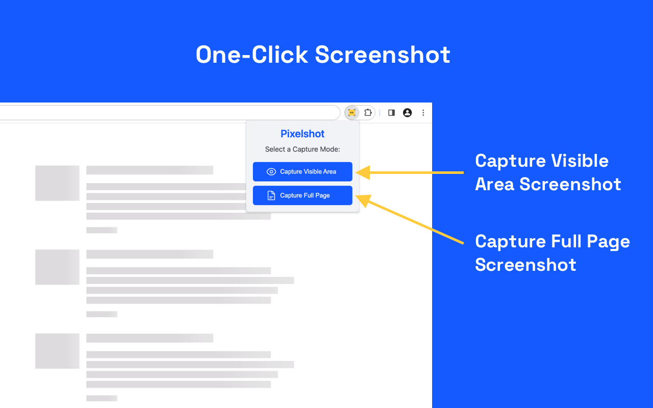 Pixelshot - Full Page Screenshot chrome谷歌浏览器插件_扩展第1张截图