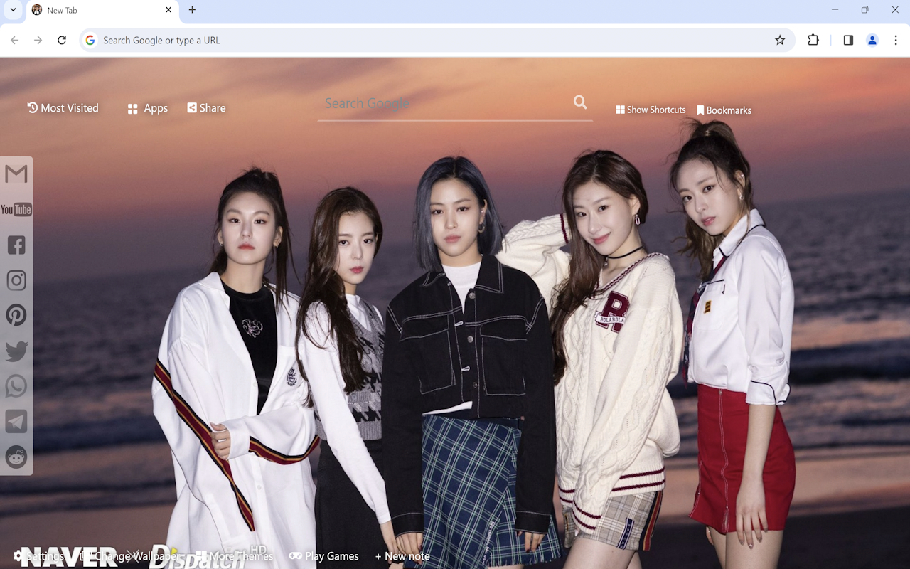 ITZY Wallpaper chrome谷歌浏览器插件_扩展第3张截图