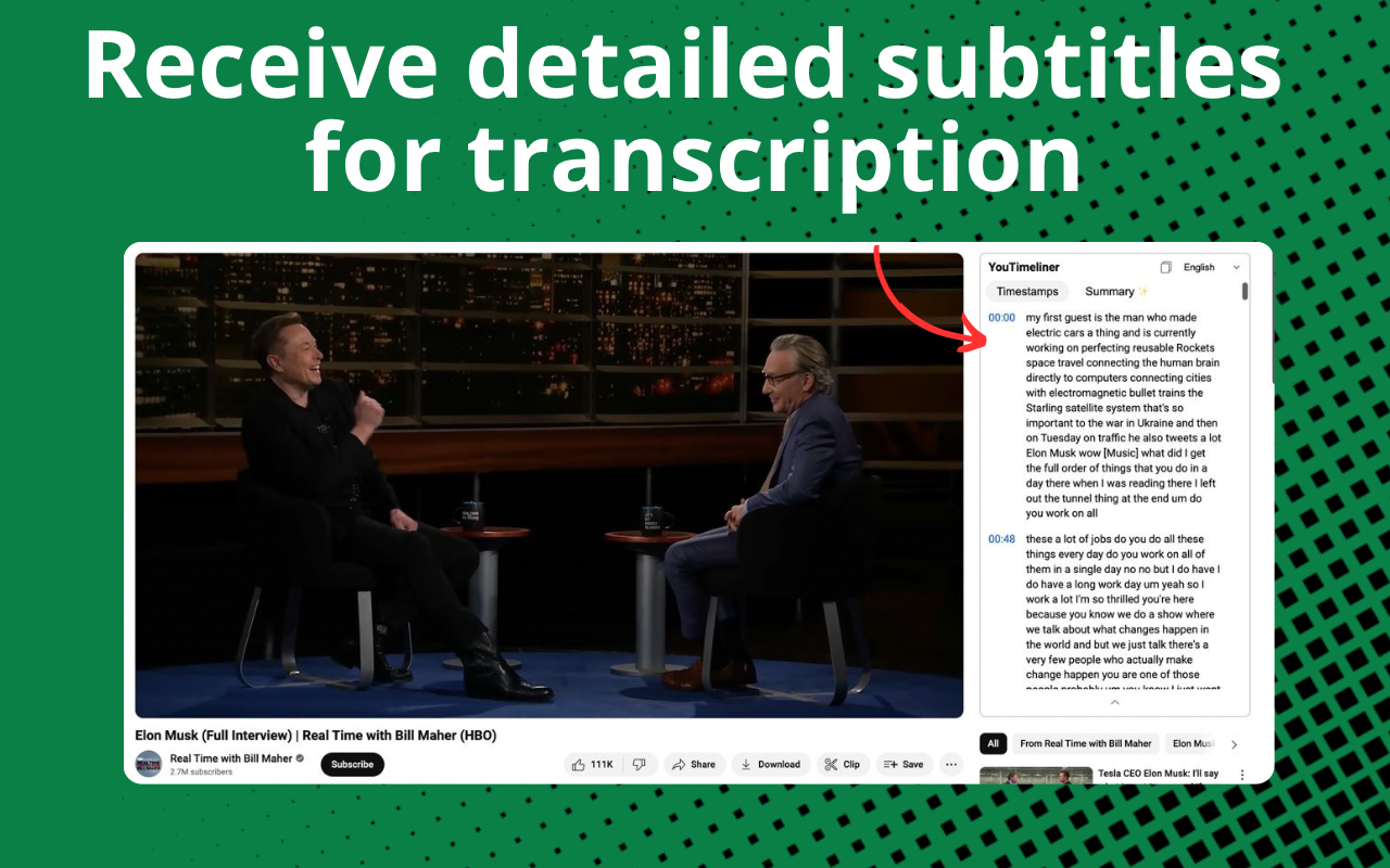 Youtube摘要AI: YouTimeliner chrome谷歌浏览器插件_扩展第2张截图