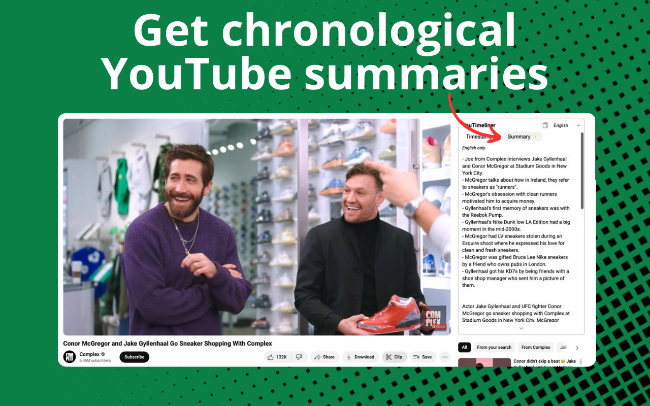 Youtube摘要AI: YouTimeliner chrome谷歌浏览器插件_扩展第4张截图