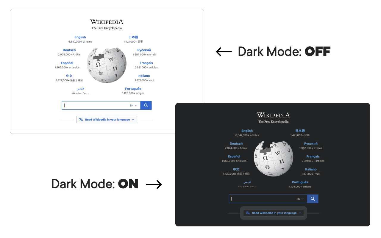 Dark Mode chrome谷歌浏览器插件_扩展第1张截图