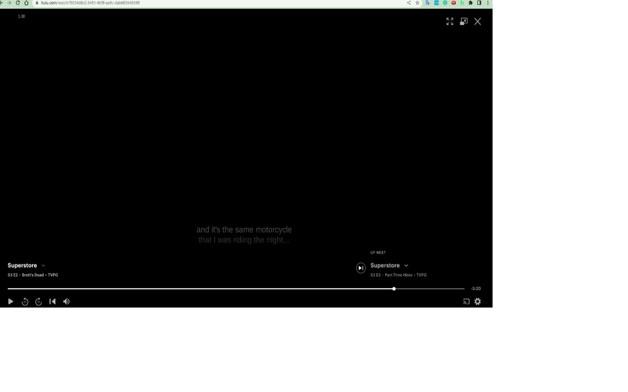 Hulu key c toggle subtitle chrome谷歌浏览器插件_扩展第1张截图