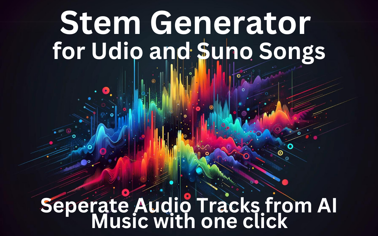 Stem Splitter for Udio and Suno Songs chrome谷歌浏览器插件_扩展第1张截图