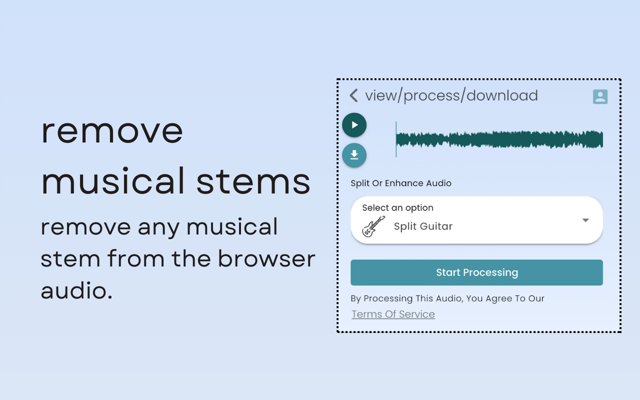 Audeo AI: Audio Stem Splitter & Audio Enhancer chrome谷歌浏览器插件_扩展第1张截图
