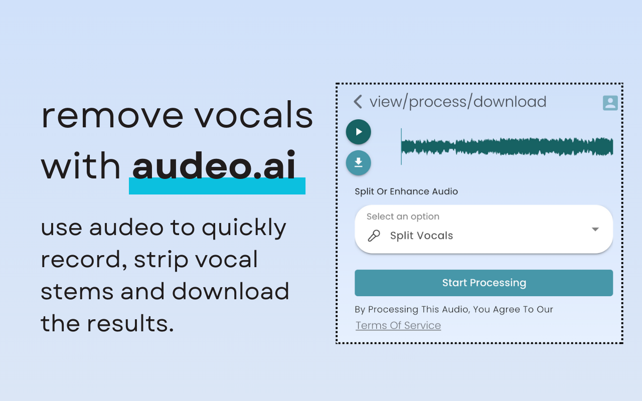 Audeo AI: Audio Stem Splitter & Audio Enhancer chrome谷歌浏览器插件_扩展第2张截图