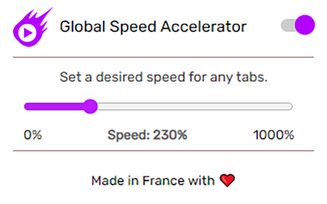 Global Speed Accelerator chrome谷歌浏览器插件_扩展第1张截图