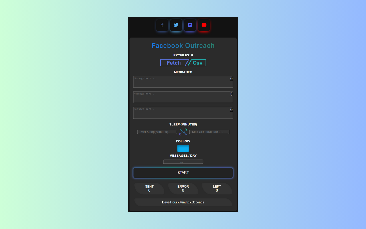 Automate Facebook Outreach chrome谷歌浏览器插件_扩展第2张截图
