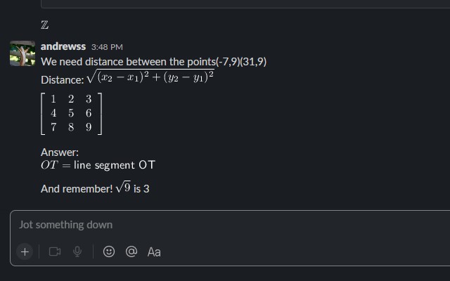 Latex in Slack chrome谷歌浏览器插件_扩展第2张截图
