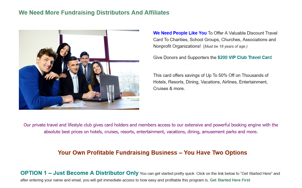 Discount Travel Fundraiser chrome谷歌浏览器插件_扩展第1张截图