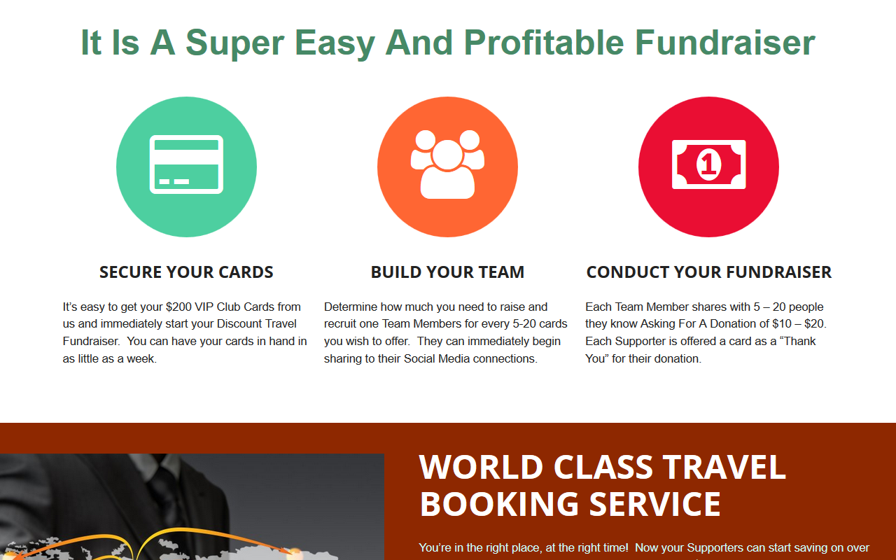 Discount Travel Fundraiser chrome谷歌浏览器插件_扩展第2张截图