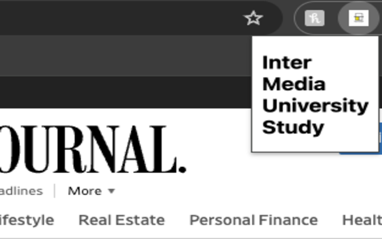 Inter-University Media Study chrome谷歌浏览器插件_扩展第1张截图