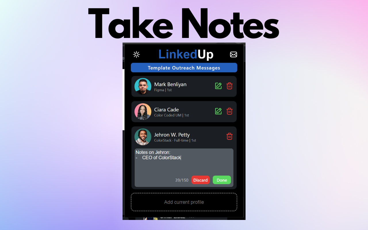 LinkedUp chrome谷歌浏览器插件_扩展第2张截图